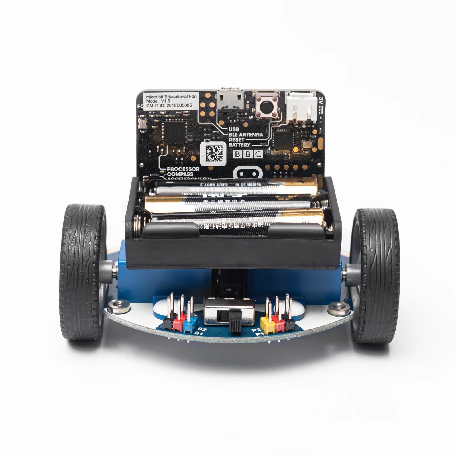 Cutebot — rear view with motors