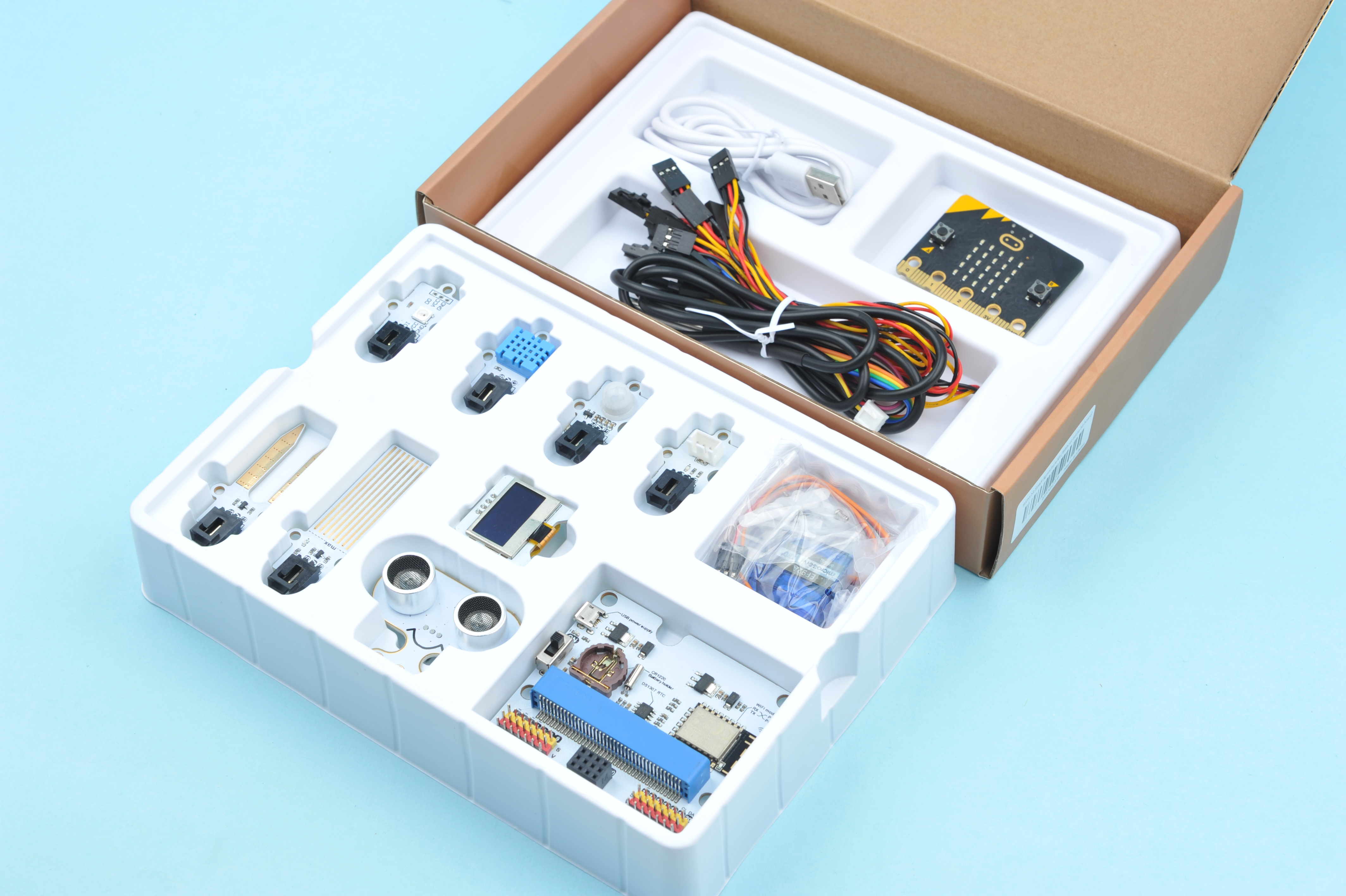 Smart Agriculture Kit — open box contents