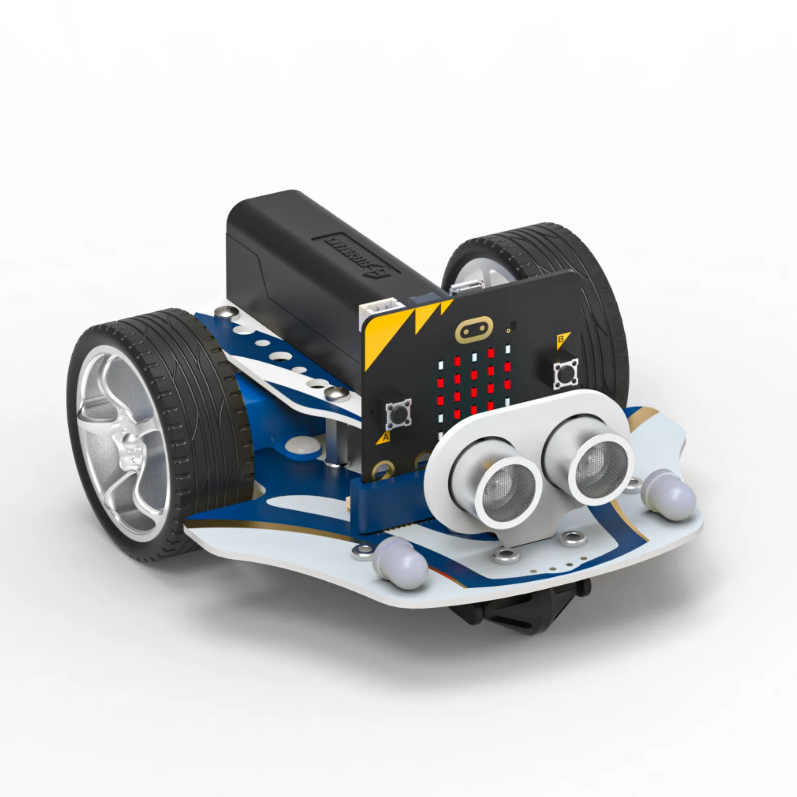 Smart Cutebot Pro — bottom sensor view