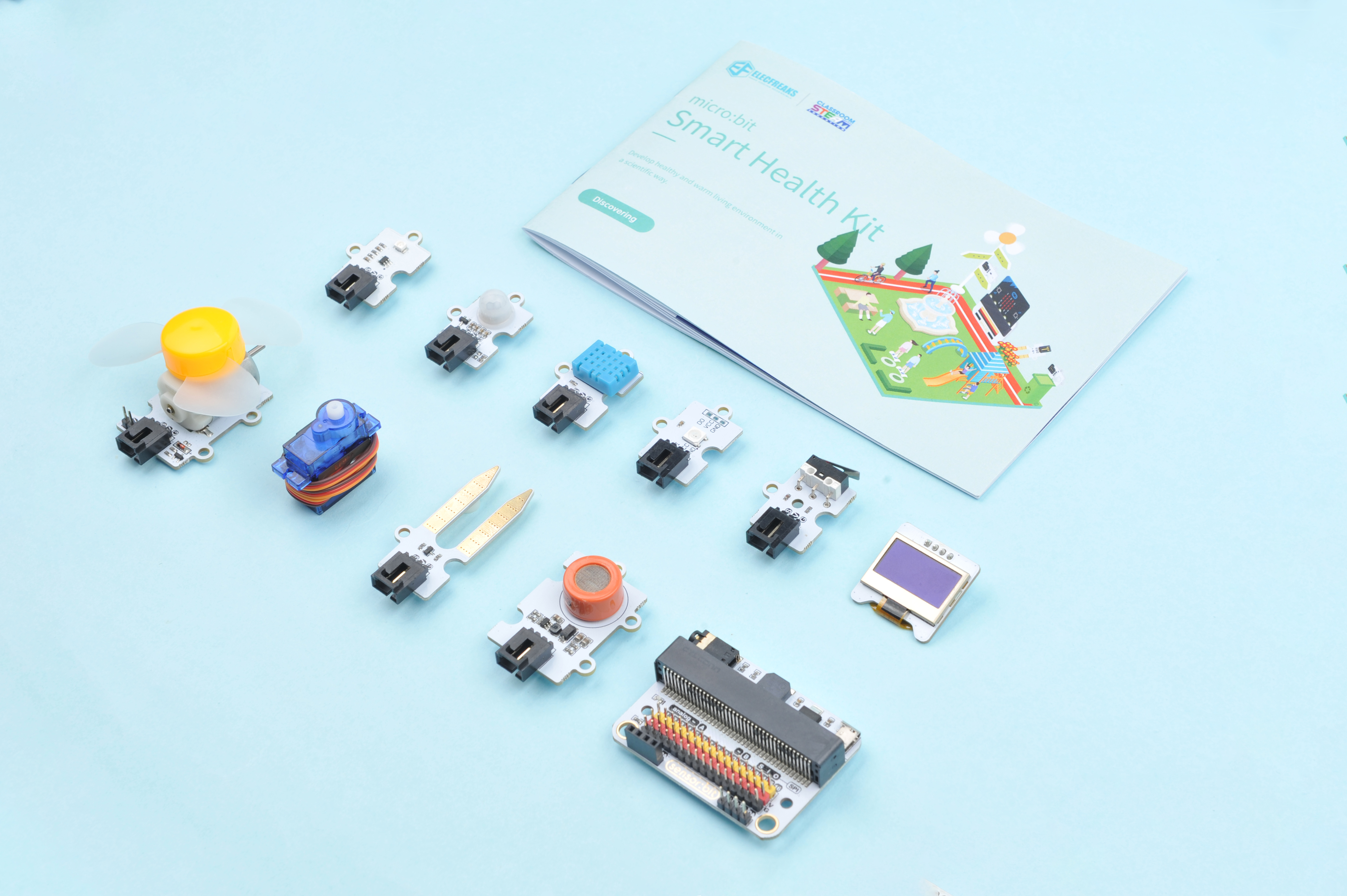 Smart Health Kit — components spread