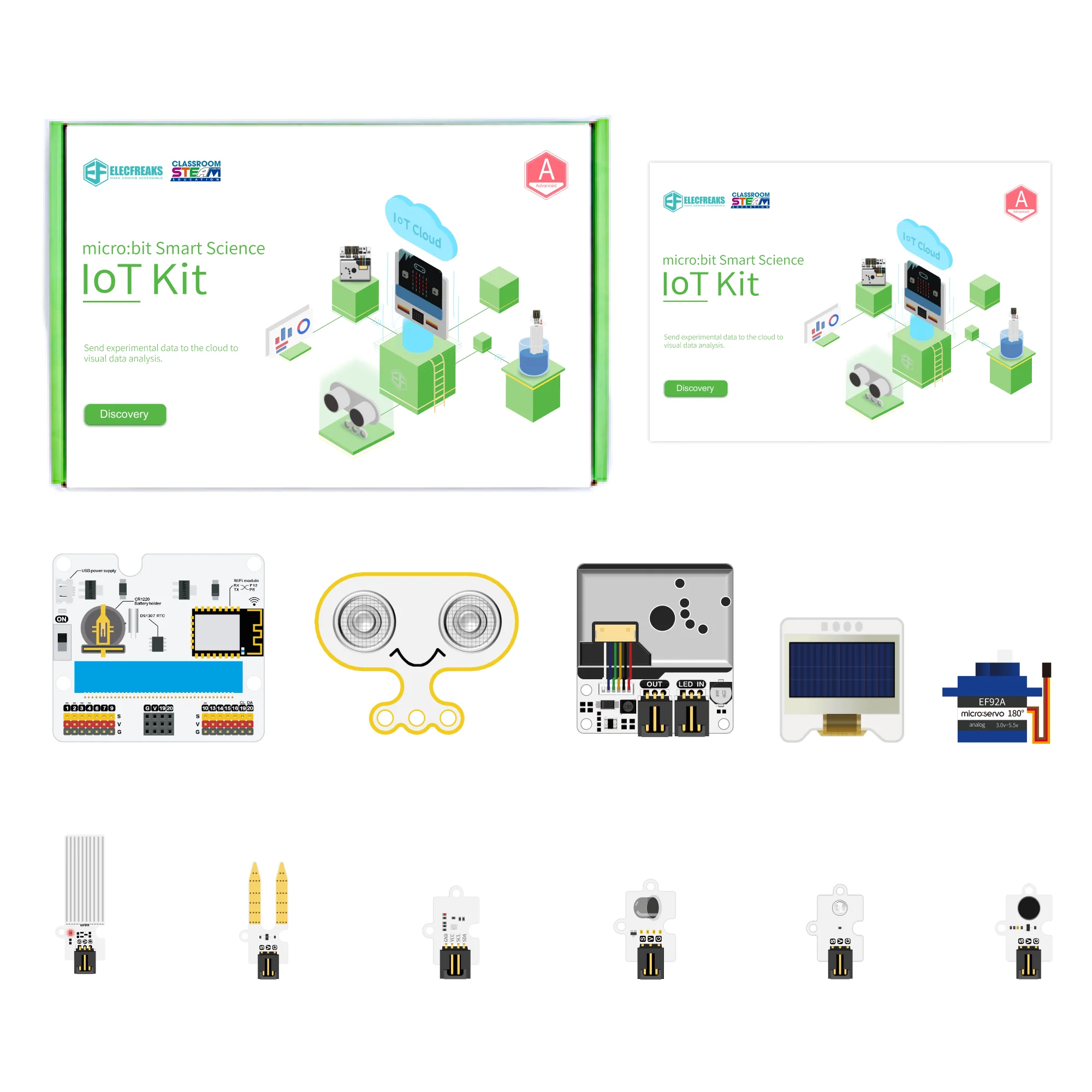 Smart Science IoT Kit — full product box and contents